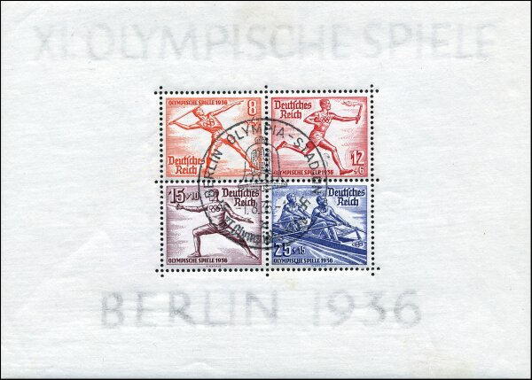 Deutsches Reich 1936 Block. 6 - gestempelt