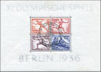 Deutsches Reich 1936 Block. 6 - gestempelt