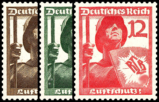 Deutsches Reich 1937 Mi.-Nr. 643-645 - postfrisch