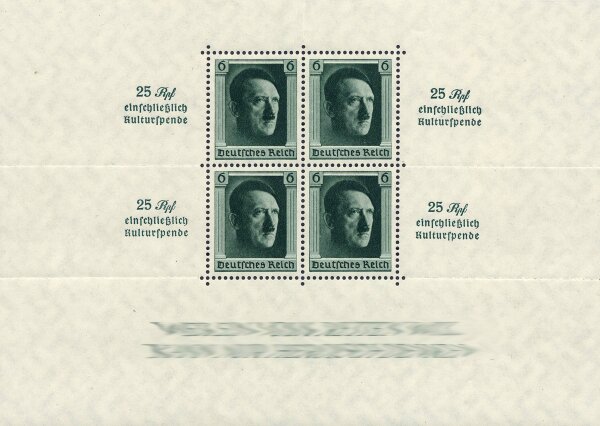 Deutsches Reich 1937 Block 9 - postfrisch