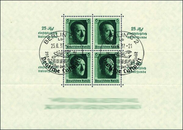 Deutsches Reich 1937 Block 9 - gestempelt