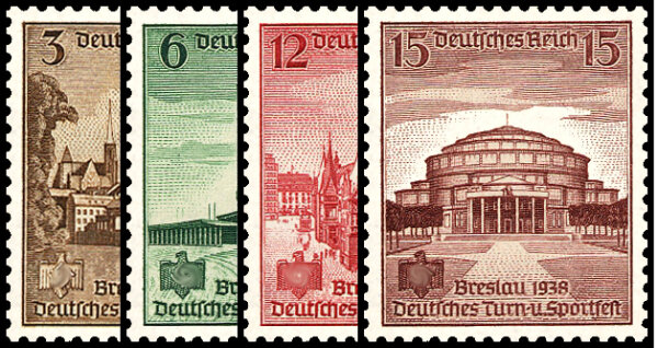 Deutsches Reich 1938 Mi.-Nr. 665-668 - postfrisch