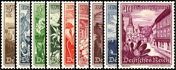 Deutsches Reich 1938 Mi.-Nr. 675-683 - postfrisch