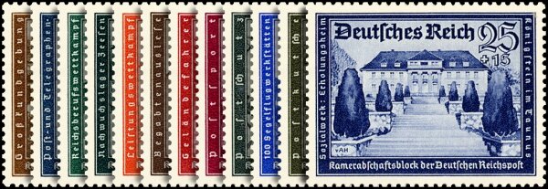 Deutsches Reich 1939 Mi.-Nr. 702-713 - postfrisch
