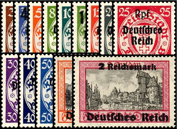 Deutsches Reich 1939 Mi.-Nr. 716-729 - postfrisch