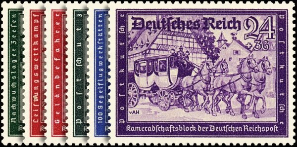 Deutsches Reich 1941 Mi.-Nr. 773-778 - postfrisch