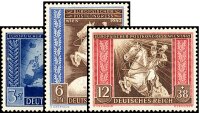 Deutsches Reich 1942 Mi.-Nr. 820-822 - postfrisch