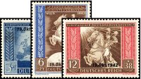 Deutsches Reich 1942 Mi.-Nr. 823-825 - postfrisch