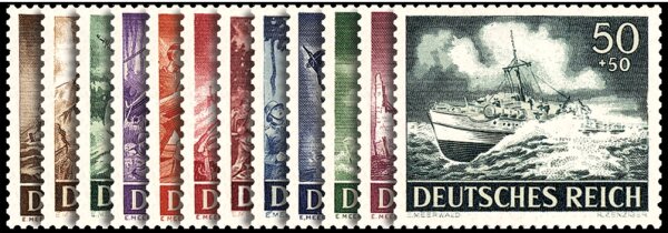 Deutsches Reich 1943 Mi.-Nr. 831-842 - postfrisch