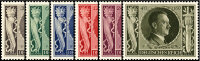 Deutsches Reich 1943 Mi.-Nr. 844-849 - postfrisch