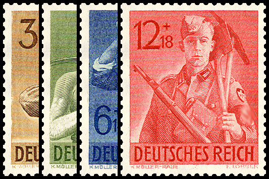 Deutsches Reich 1943 Mi.-Nr. 850-853 - postfrisch