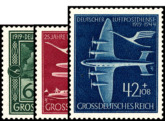 Deutsches Reich 1944 Mi.-Nr 866-868 - postfrisch