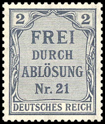 DR Dienst 1903 Mi.-Nr. 1 - ungestempelt