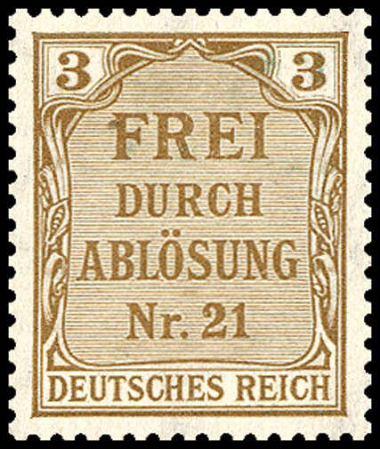 DR Dienst 1903 Mi.-Nr. 2 - ungestempelt