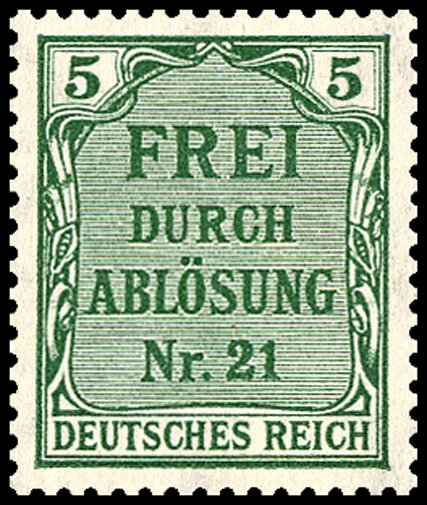 DR Dienst 1903 Mi.-Nr. 3 - ungestempelt