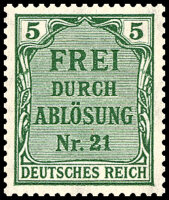 DR Dienst 1903 Mi.-Nr. 3 - ungestempelt