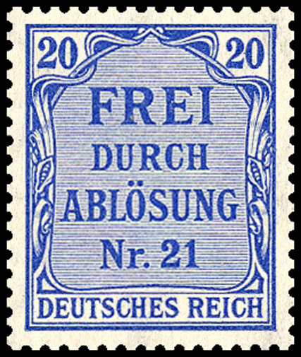 DR Dienst 1903 Mi.-Nr. 5 - ungestempelt