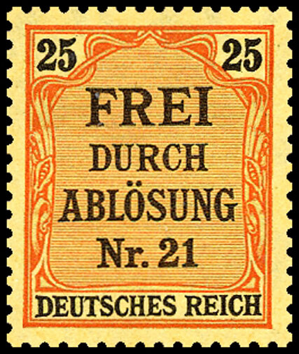 DR Dienst 1903 Mi.-Nr. 6 - ungestempelt