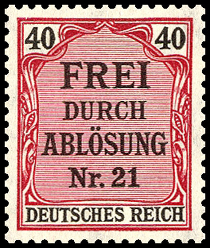 DR Dienst 1903 Mi.-Nr. 7 - ungestempelt