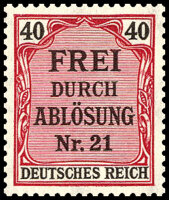 DR Dienst 1903 Mi.-Nr. 7 - ungestempelt