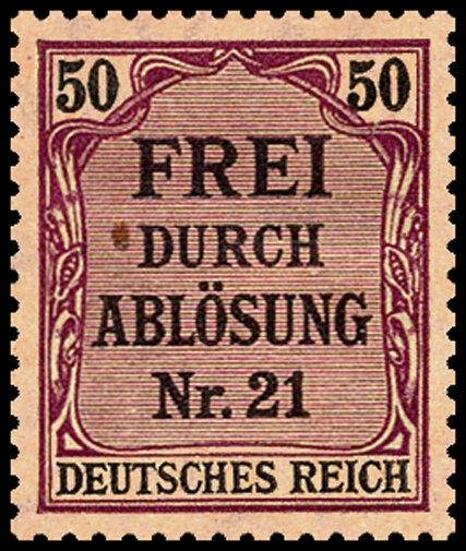 DR Dienst 1903 Mi.-Nr. 8 - ungestempelt