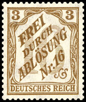 DR Dienst 1905 Mi.-Nr. 10 - ungestempelt