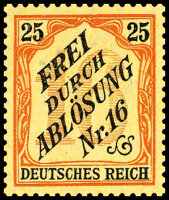 DR Dienst 1905 Mi.-Nr. 14 - postfrisch