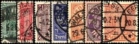 DR Dienst 1920 Mi.-Nr. 16-22 - gestempelt