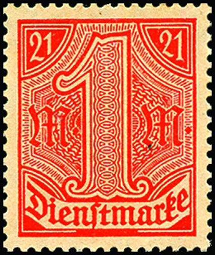 DR Dienst 1920 Mi.-Nr. 22 - postfrisch