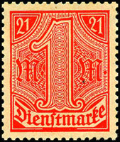DR Dienst 1920 Mi.-Nr. 22 - postfrisch