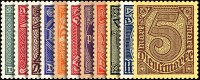 DR Dienst 1920 Mi.-Nr. 23-33 - ungestempelt