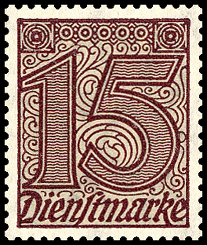 DR Dienst 1920 Mi.-Nr. 25 - postfrisch