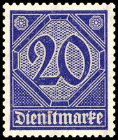 DR Dienst 1920 Mi.-Nr. 26 - postfrisch