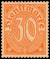 DR Dienst 1920 Mi.-Nr. 27 - postfrisch