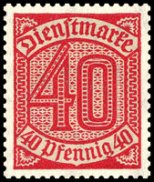 DR Dienst 1920 Mi.-Nr. 28 - postfrisch