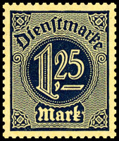 DR Dienst 1920 Mi.-Nr. 31 - postfrisch