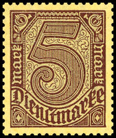 DR Dienst 1920 Mi.-Nr. 33 a - postfrisch