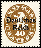 DR Dienst 1920 Mi.-Nr. 39 - postfrisch