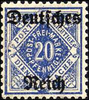 DR Dienst 1920 Mi.-Nr. 55 Y - postfrisch