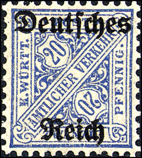 DR Dienst 1920 Mi.-Nr. 60 Y - postfrisch