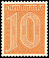 DR Dienst 1920 Mi.-Nr. 65 - ungestempelt