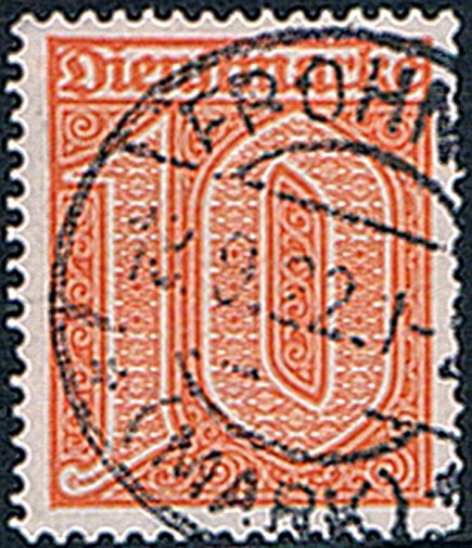 DR Dienst 1921 Mi.-Nr. 65 - gestempelt