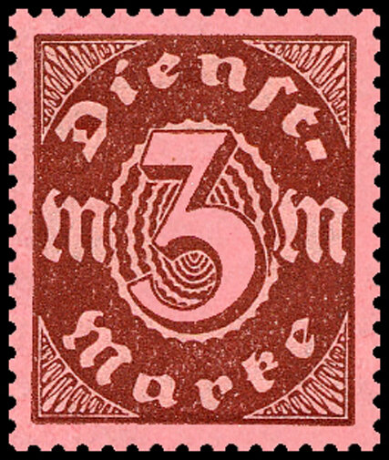 DR Dienst 1920 Mi.-Nr. 67 - postfrisch