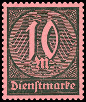 DR Dienst 1920 Mi.-Nr. 71 x - postfrisch