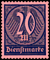 DR Dienst 1920 Mi.-Nr. 72 - postfrisch
