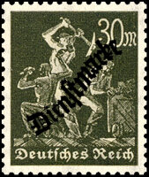 DR Dienst 1923 Mi.-Nr. 76 I - postfrisch