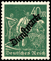DR Dienst 1923 Mi.-Nr. 77 a - postfrisch