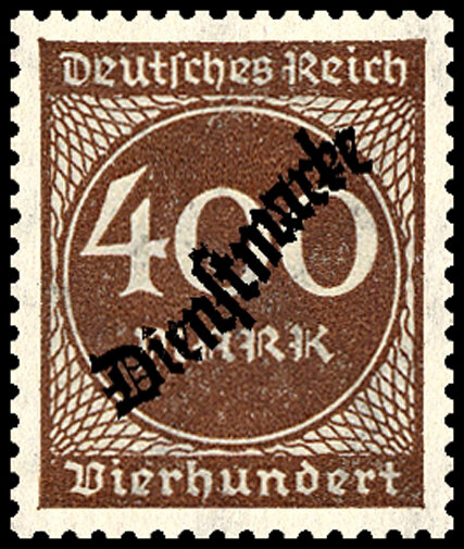 DR Dienst 1923 Mi.-Nr. 80 - postfrisch