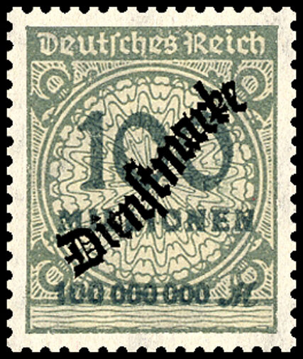 DR Dienst 1923 Mi.-Nr. 82 - postfrisch