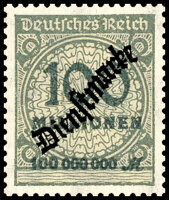 DR Dienst 1923 Mi.-Nr. 82 - postfrisch